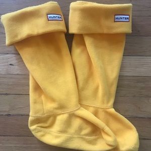 Hunter Yellow Fleece Inserts